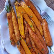 Rustic Honey-Roasted Carrots