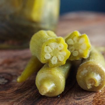 Fermented Okra with Dill