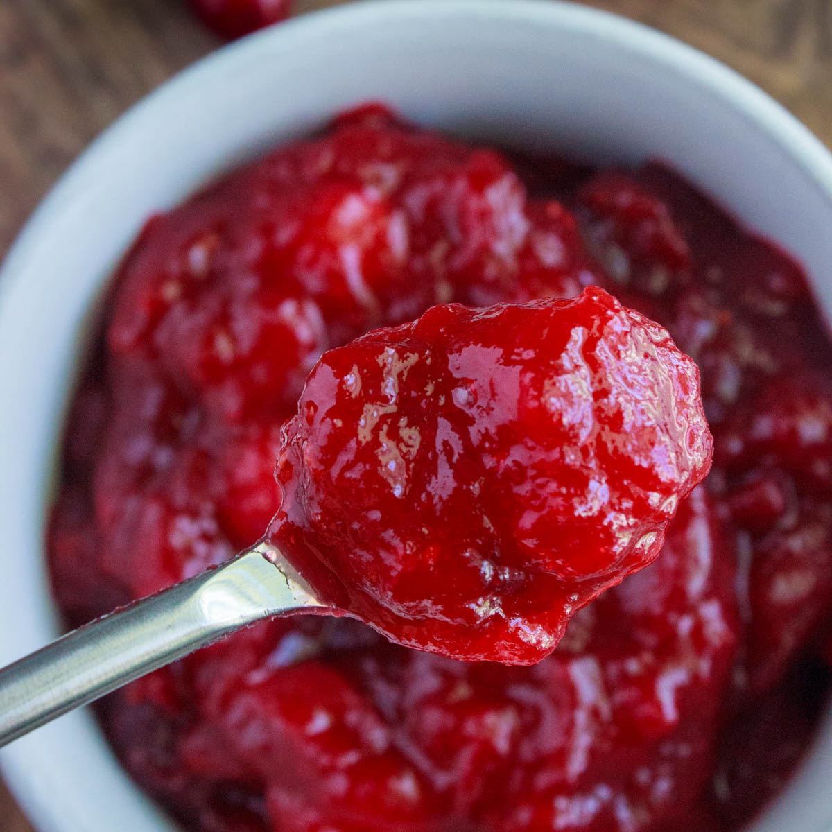 Homemade Cranberry Sauce with Less Sugar