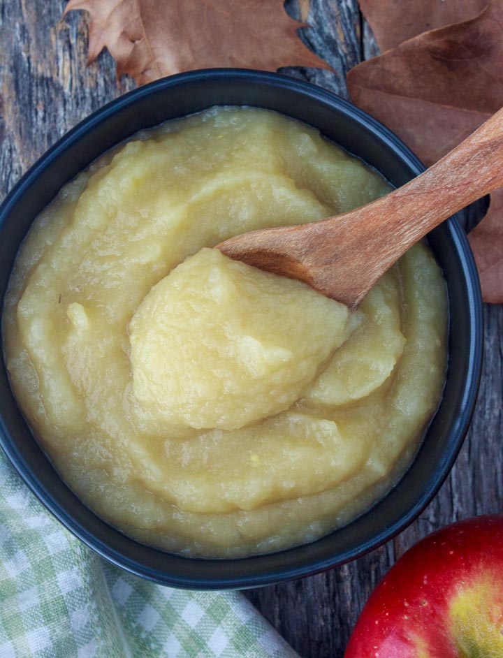 How to Make Apple Sauce Without Sugar, photo of finished apple sauce