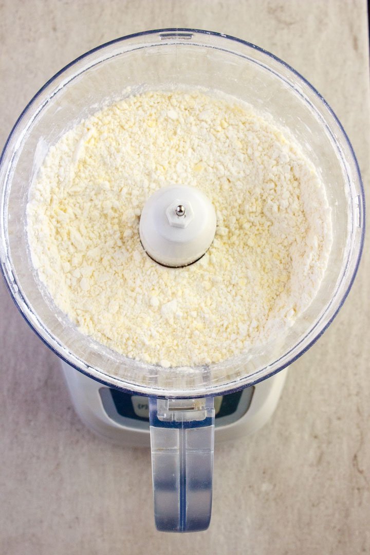 Making gluten-free dough in the food processor
