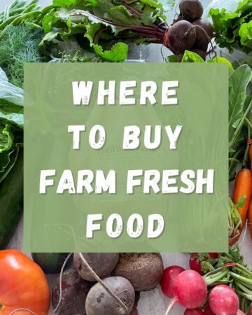 Where to Buy Farm Fresh Food