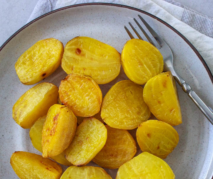 Roasted golden beets