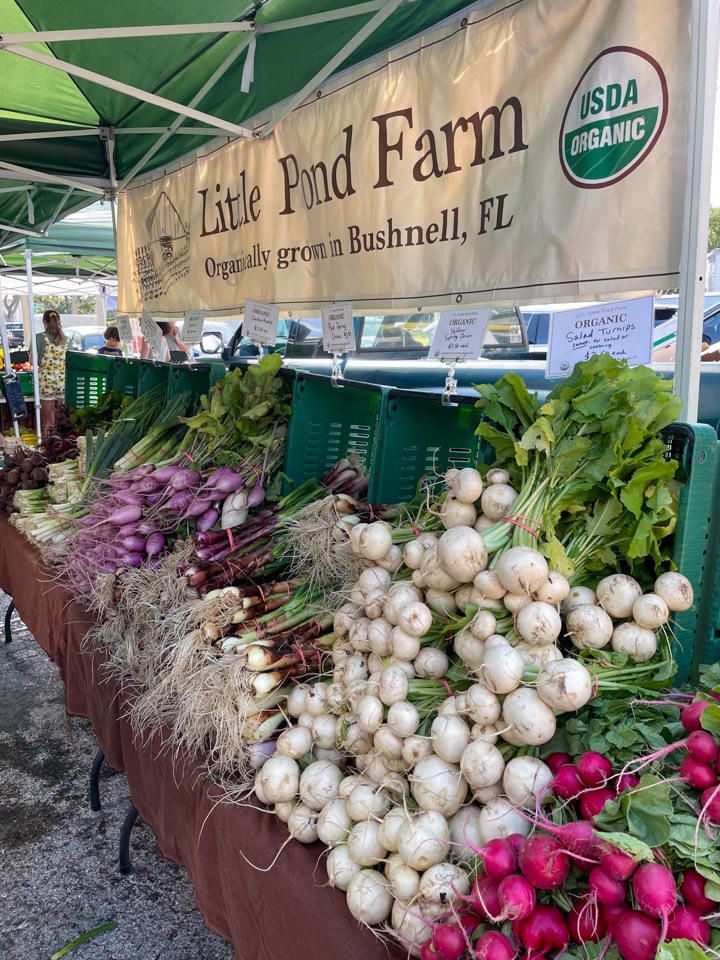 Little Pond Farm at the Saturday Morning Market in St Petersburg, FL