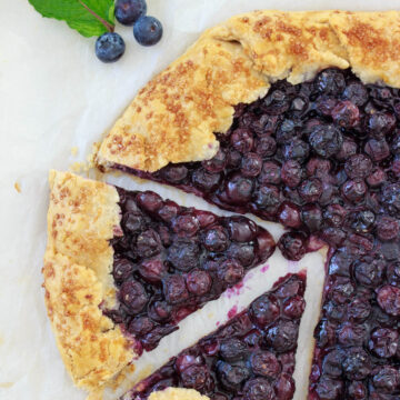 Blueberry Galette (with Gluten-Free Crust option)