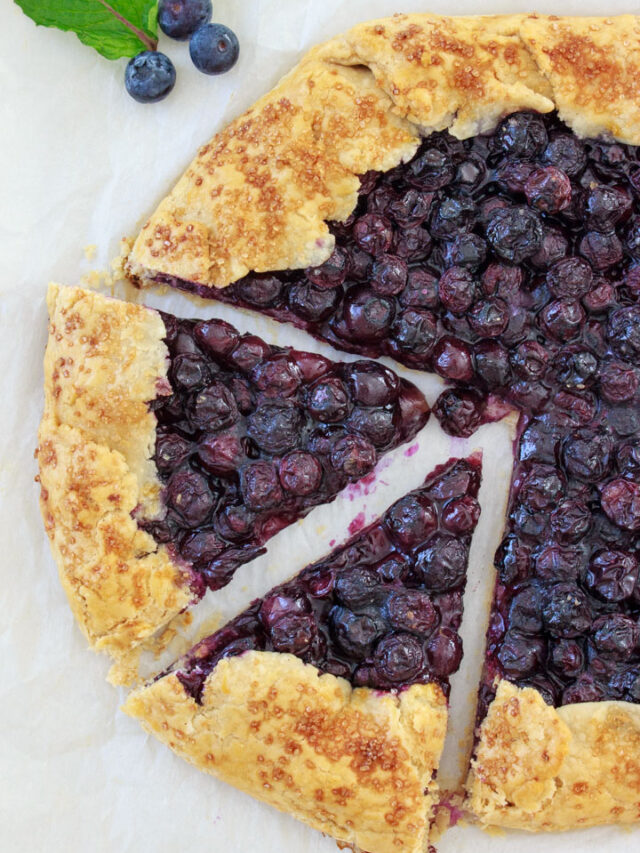 Blueberry Galette (with Gluten-Free Crust option)