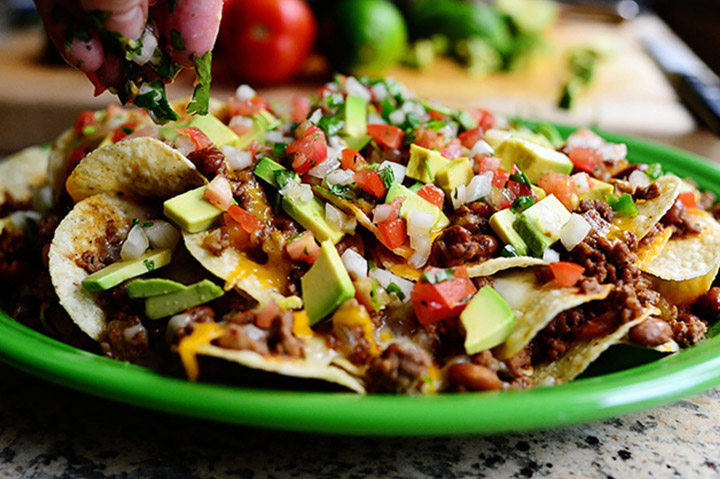 Loaded Beef Nachos with Grass Fed Beef