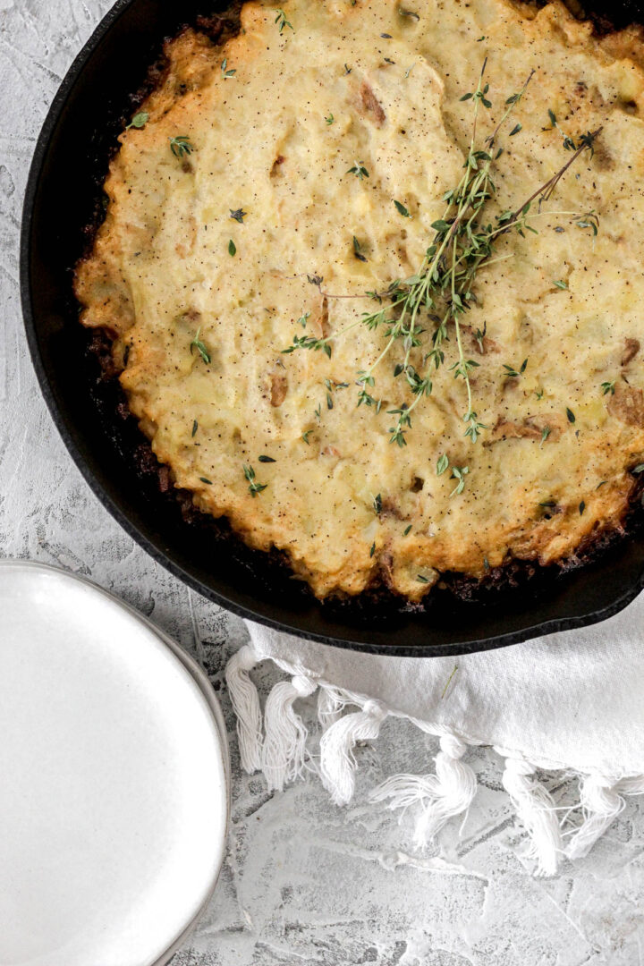 Shepherd's Pie Made with Ground Bison (Whole30)