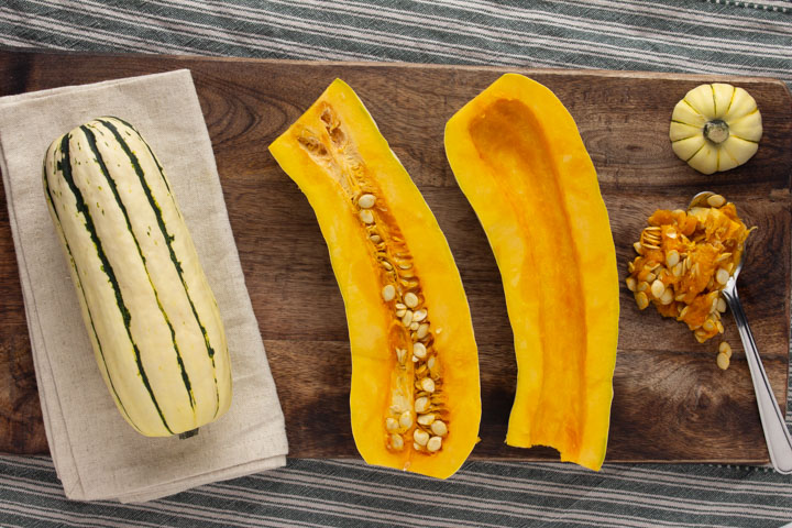 How to Cook Delicata Squash: Step 2