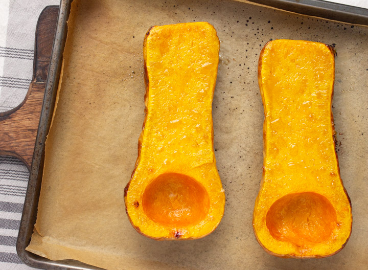 Delicious roasted butternut squash