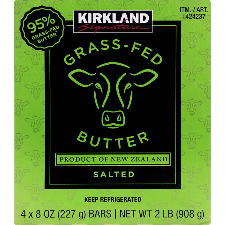 Kirland Grass-Fed Butter from Costco