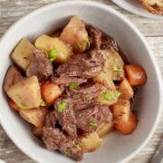 Classic Beef Stew with Red Wine (Slow Cooker Recipe)